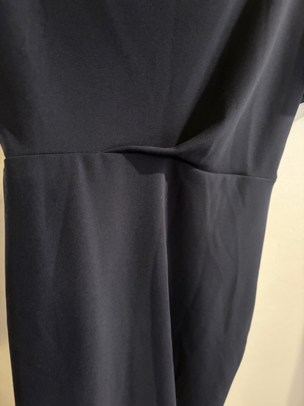 Alexia Admor Navy Off the shoulder sheath Dress size medium - Picture 3 of 8